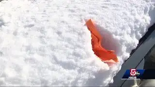 Shoveling out before the deep freeze