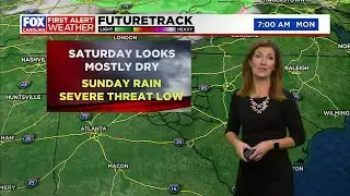 Showers begin to taper off with patchy fog developing Friday morning