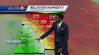 Showers possible Friday, weekend warmer and breezy