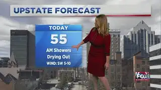 Showers this morning, but drying out later