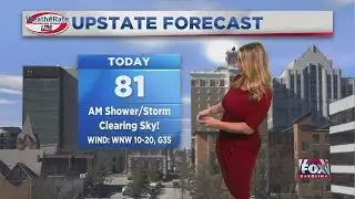 Showers this morning, clearing sky ahead