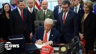 SHUTDOWN ENDS: Trump Signs Bill to End Partial US Government Shutdown | Oval Office Remarks | AC1Z