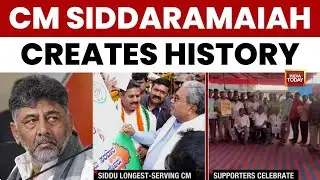 Siddaramaiah Becomes Karnataka’s Longest-Serving CM, Breaks Devaraj Urs Record | India Today