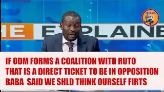 SIFUNA: ODM WILL REMAIN IN OPPOSITION IF IT FORMS A COALITION WITH RUTO