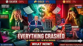 SILVER PLUNGES 30% | Gold Crashes | Bitcoin Under $80K | WHAT NOW?