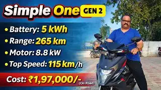 SIMPLE ONE GEN2 ELECTRIC SCOOTER FULL REVIEW