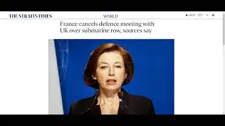 Singapore 2021-09-20 -- 1 Minute News