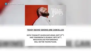 Singer Teddy Swims cancels remaining shows after losing voice