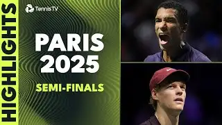 Sinner Faces Zverev; Auger-Aliassime & Bublik Battle | Paris 2025 Semi-Final Highlights