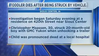 Sioux Center Toddler Death