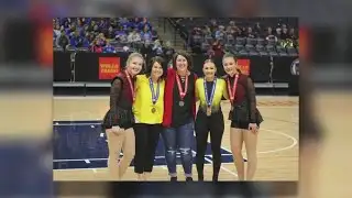 Sisters Go Head To Head In State Dance Team Tourney