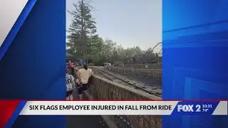 Six Flags St. Louis employee injured after fall, witnesses say