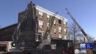 Sixteen without home in Springfield apartment fire