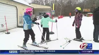 Skiers hit the slopes despite frigid temps