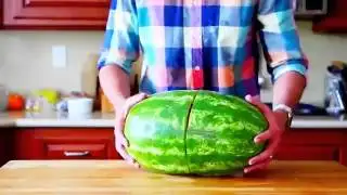 SKIN A WATERMELON new party trick