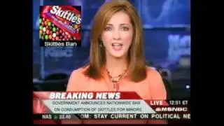 Skittles Ban News Broadcast