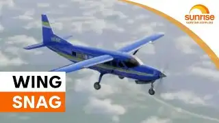 Skydiver survives terrifying mid-air wing snag | Sunrise