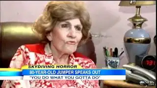 Skydiving Grandma Talks About Her Scary Leap