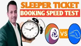 Sleeper Ticket Booking Speed Test 2025 🚆 | IRCTC Rail Connect vs RailOne App | Which Is Faster?