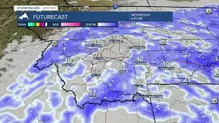 Slick roads and more snow for Wednesday