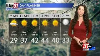Slightly more mild Wednesday temperatures