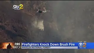 Small Brush Fire Breaks Out In Angeles National Forest