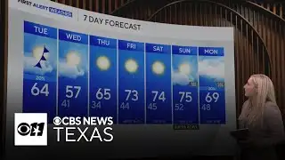 Small chance for rain, cooler temperatures Wednesday before highs rebound into 60s, 70s