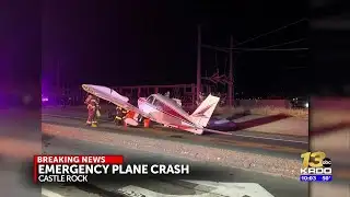 Small plane crash in Castle Rock leaves no injuries