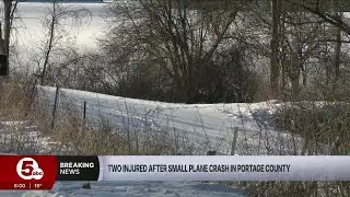 Small plane crashes in Brimfield Township, leaves 2 injured