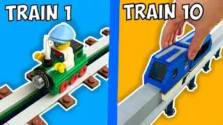 Smallest vs Largest WORKING LEGO TRAINS...