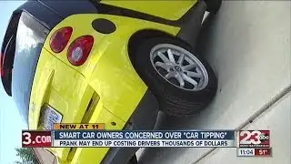 Smart car owners concerned over "car tipping"