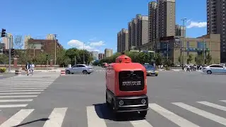 Smart China: JD self-driving delivery car
