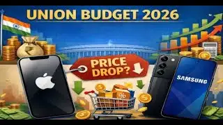 Smartphones Saste Honge? 📉📱 Union Budget 2026 Reality Check!  #tech #smartphones #chips