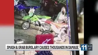 Smash and Grab burglary causes thousands in damage