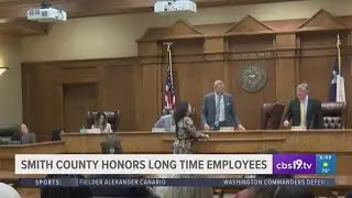 Smith County honors longtime employees