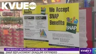 SNAP replacement deadline extended in Texas following winter storm