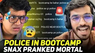 Snax Pranked MortaL*POLICE IN BOOTCAMP!😰 EPIC REACTION!🤣