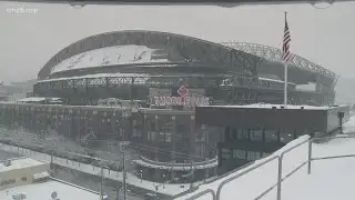 Snow blankets Western Washington