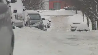 Snow clean up continues in Buffalo