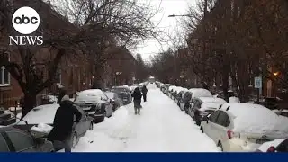 Snow cleanup in Philadelphia 