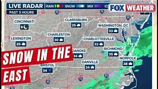 Snow Continues Across Eastern U.S. With Second Round Expected Later This Week