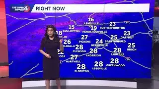 Snow continues to fall around the area