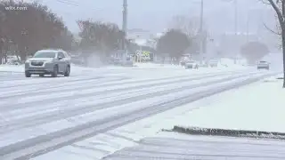 Snow continues to fall in Lexington County