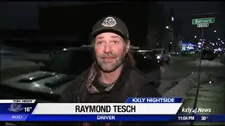 Snow creates tricky conditions in downtown Spokane