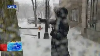 Snow falling fast in northwest Indiana