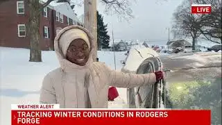 Snow & Ice Grip Maryland | Dangerous Drives, Transit Halted, Schools Closed