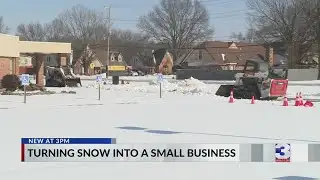 Snow, ice removal service sees high demand after winter storm