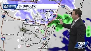 Snow in Savannah 1 p.m. Saturday update