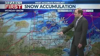 Snow melting quickly despite chilly temperatures