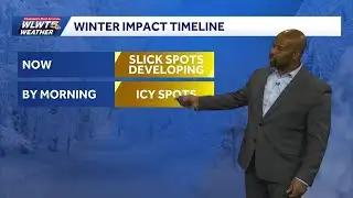 Snow moves out as temperatures drop around Cincinnati